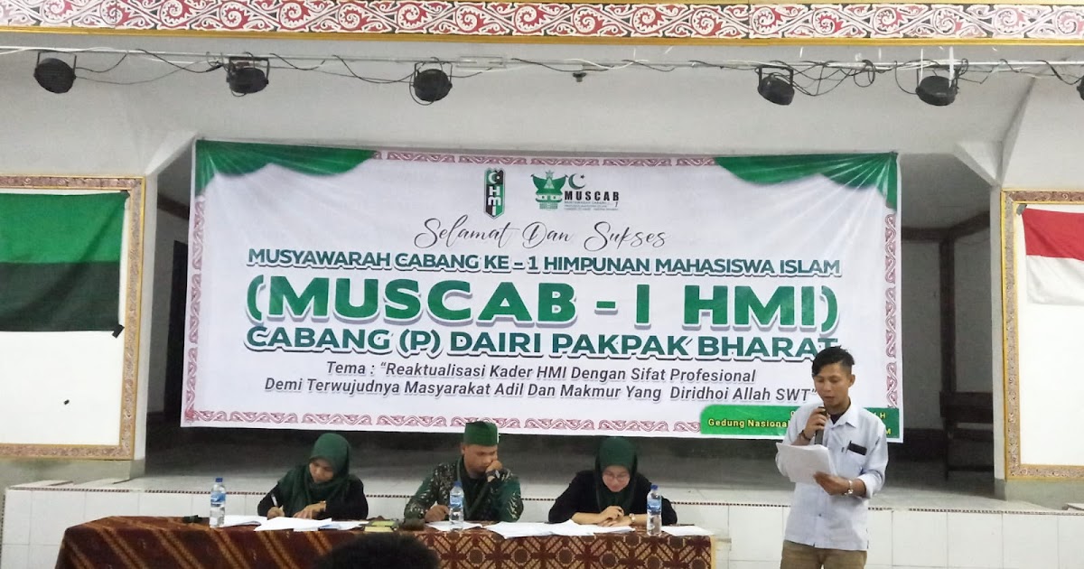 HMI sampit Gelar Musyawarah Cabang